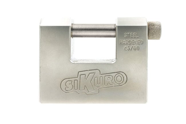 LUCCHETTO MONOBLOCCO 'TITAN' SIKURO 84 mm con 3 chiavi punzonate