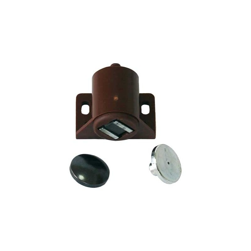 CHIUSURA MAGNETICA PER VETRI 30x30 mm - Bianca