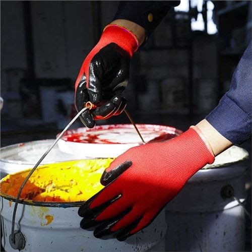 GANTS POLYESTER/NITRILE SABLÉ CARDINALE Taille 10