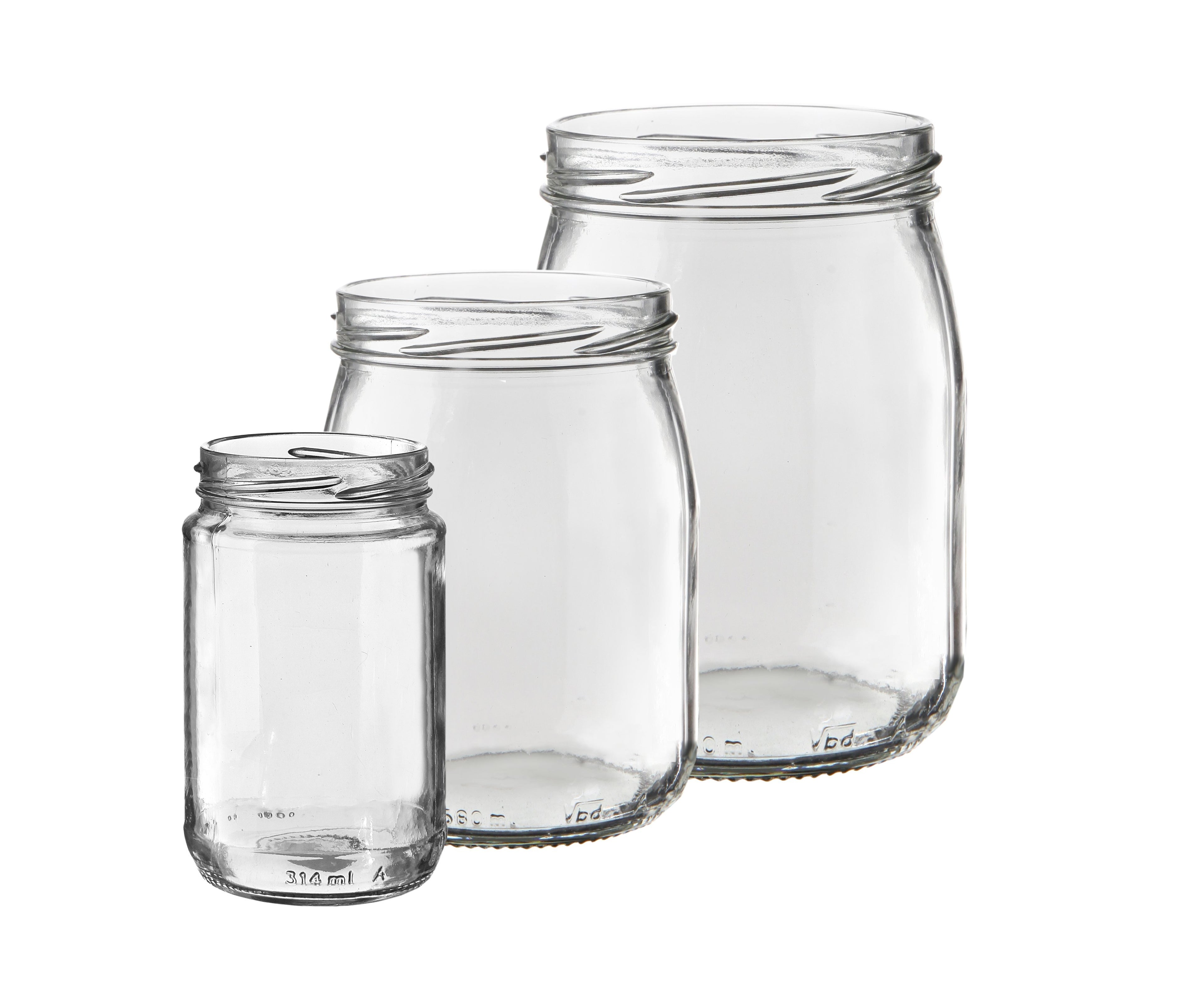 POT EN VERRE POUR CONSERVES 106 cc - Bouchon Ø 53 mm