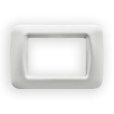PLAQUE D'INTERRUPTEUR BLANC NUAGE « SYSTEM » 4 postes