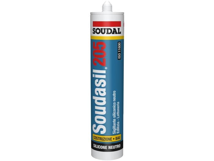 SIGILLANTE NEUTRO PER EDILIZIA 'SOUDASIL 205' SOUDAL 310 ml - Bianco