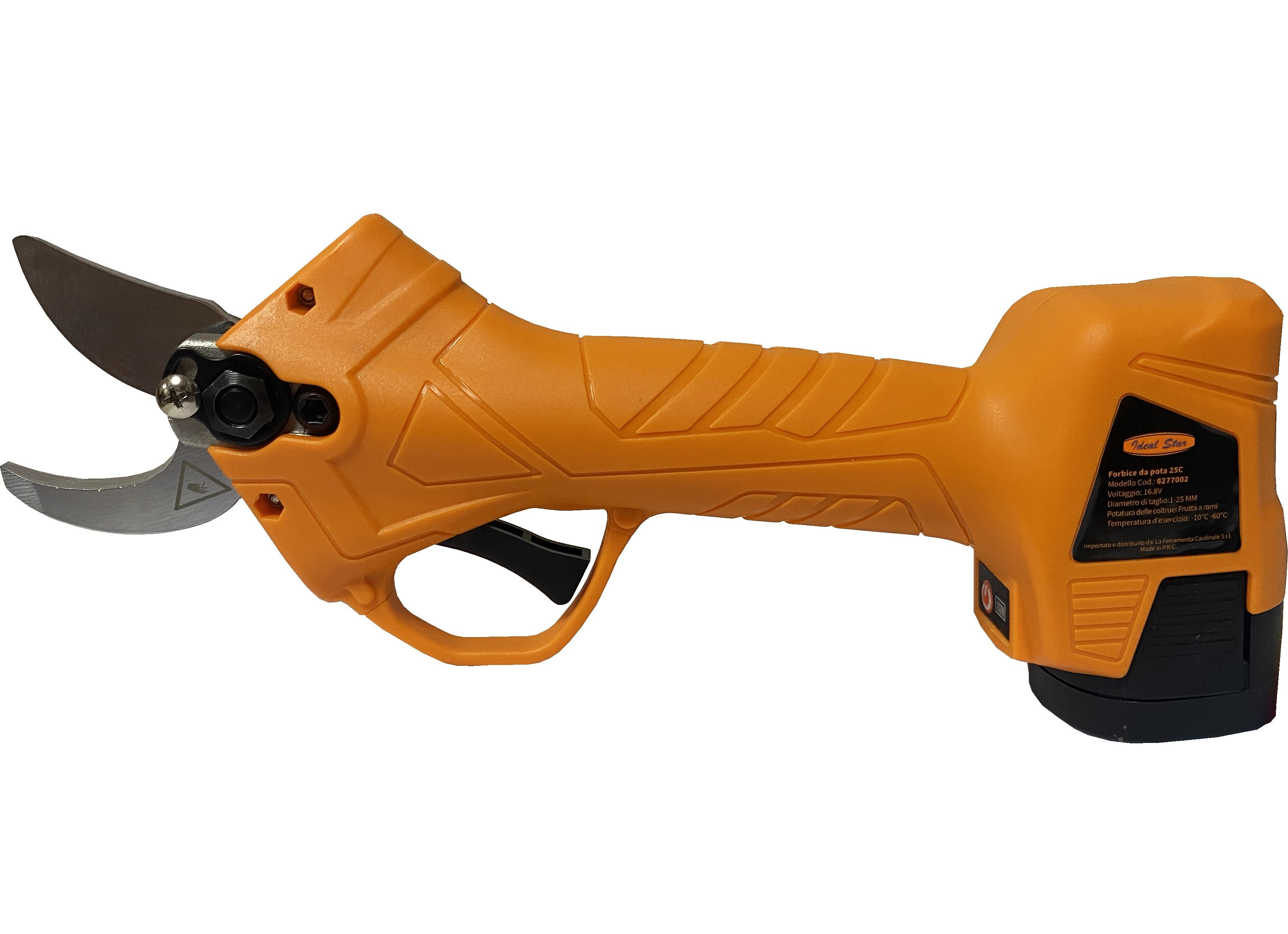 FORBICI DA POTA A BATTERIA C25 IDEAL STAR Apertura 25 mm