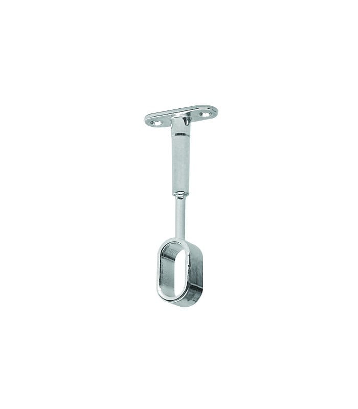 REGGITUBO LATERALE CHIUSO OVALE 15x30 mm - Ottonato