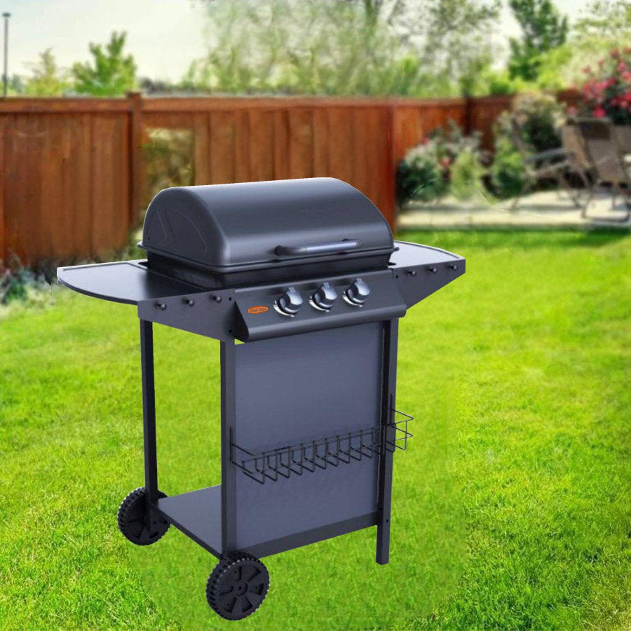 BARBECUE A GAS TRE FUOCHI CARDINALE 104x55,4x97,7h cm
