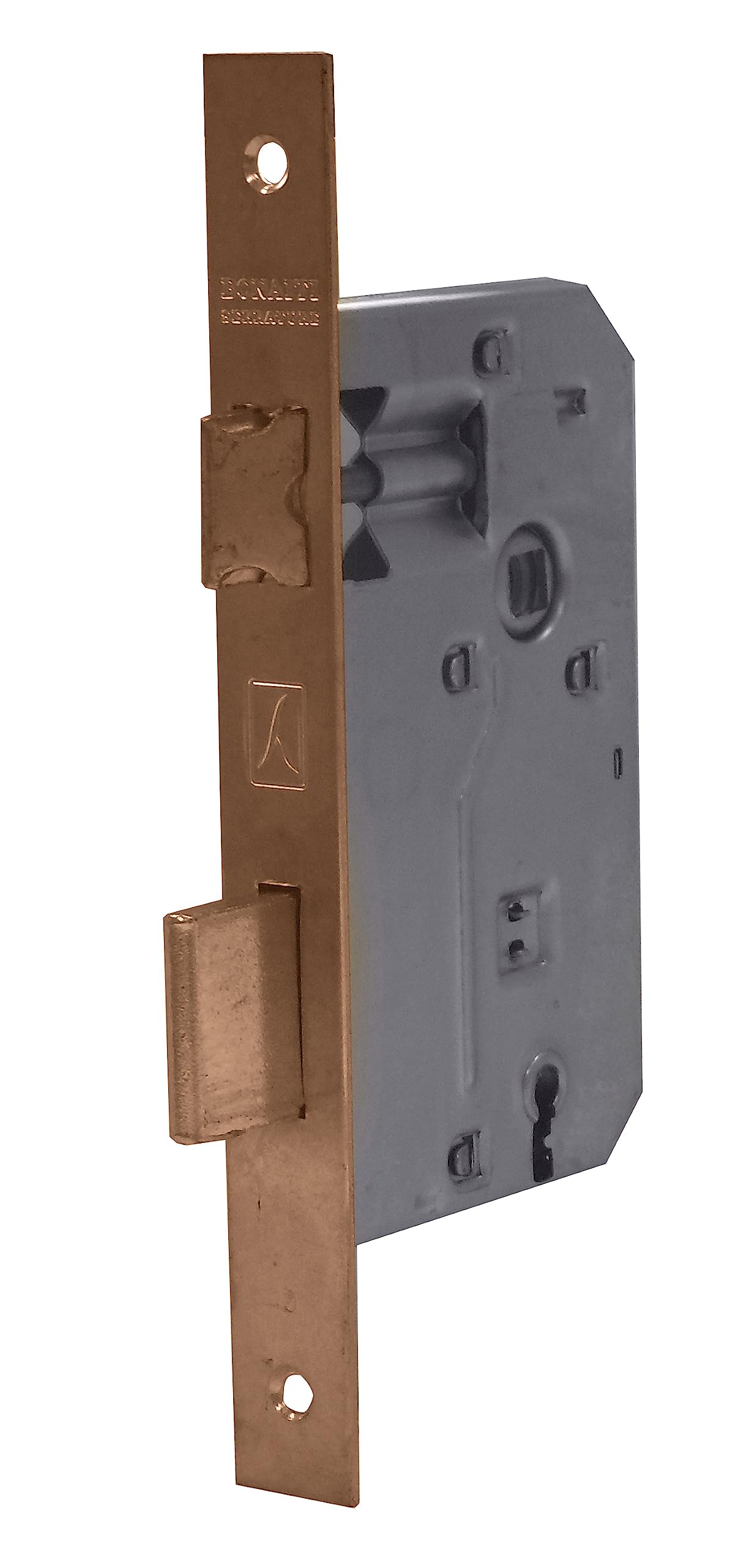 SERRATURA PER PORTE IN LEGNO 'PATENT GRANDE YALE' BONAITI E50 - Bronzato