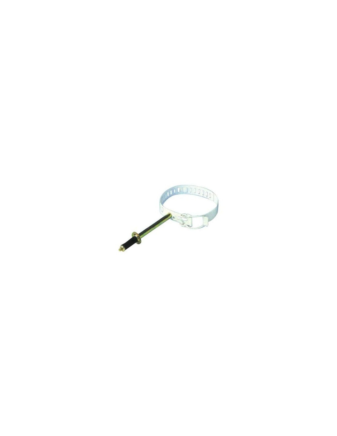 COLLIER DE FIXATION POUR TUBE DE POÊLE Ø 80-140 mm - couleur blanc