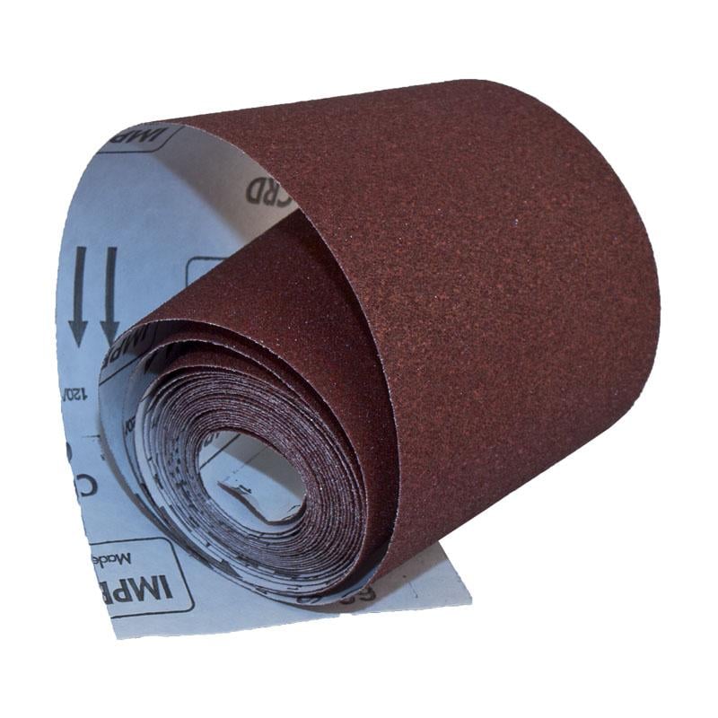 CARTA ABRASIVA 'CRD' MT 5 Grana 180 - rotolo mm 115x5 mt