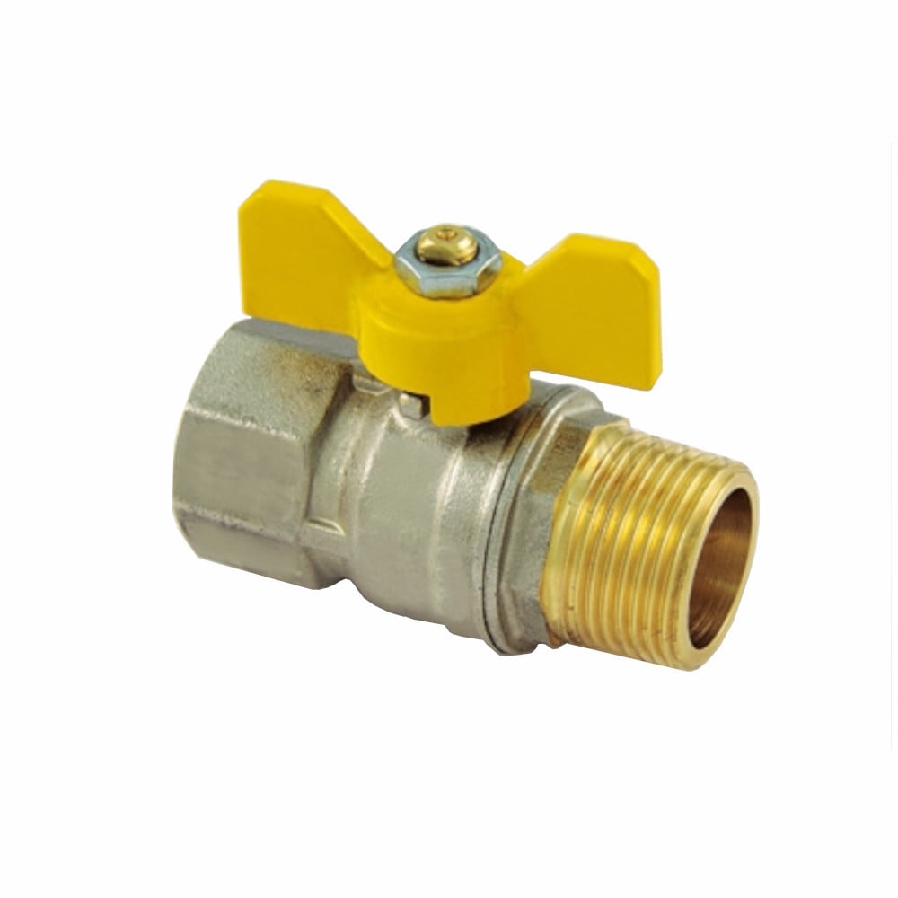 GAS-KUGELHAHN MS-IG MIT HEBEL 1/2"