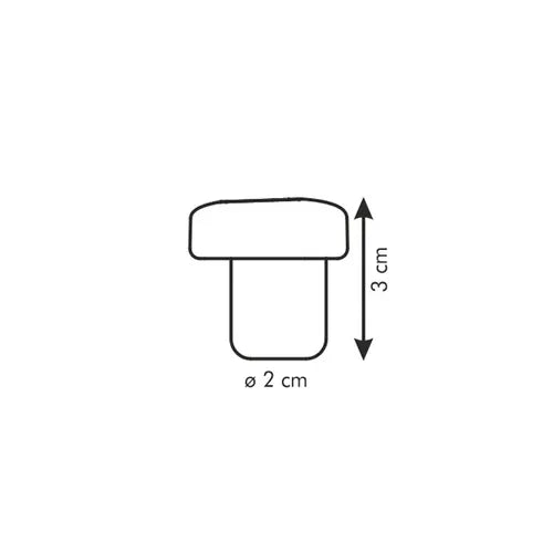 Weinkorken 'PRESTO' Ø 2x3 cm - 2 Stück