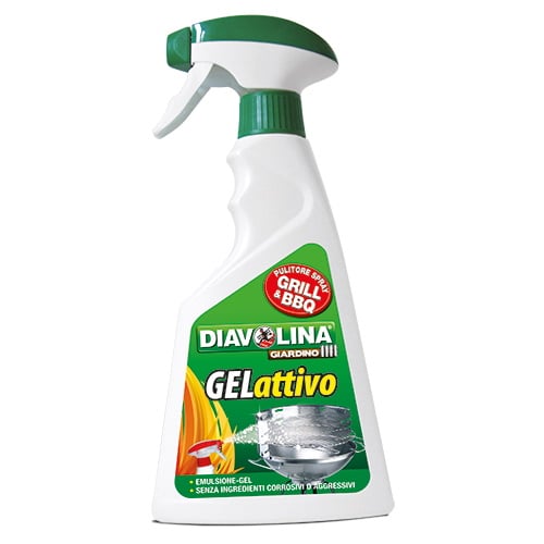 PULITORE PER GRIGLIE E BARBECUE 'GEL ATTIVO' DIAVOLINA 500 ml