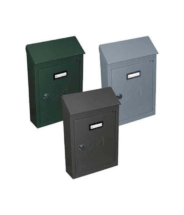 CASSETTA POSTALE 'SIMPLY' CARDINALE  mm 200x60x300h - Nera