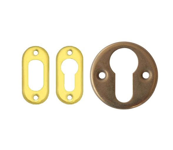 PLAQUE DE PROTECTION Pour cylindre européen - pack 2 pièces