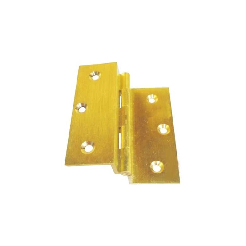 CHARNIÈRE FRAISÉE DOUBLE BATTEMENT 50x40 mm - Poli