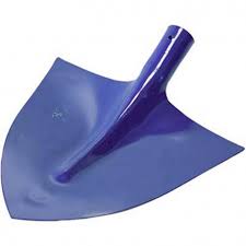 BADILE A PUNTA VERNICIATO S/SPALLA N° 1 (290x300 mm) - 0,950 kg
