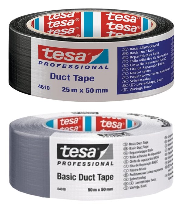 NASTRO TELATO TESA mm 50x25 mt - Colore Nero