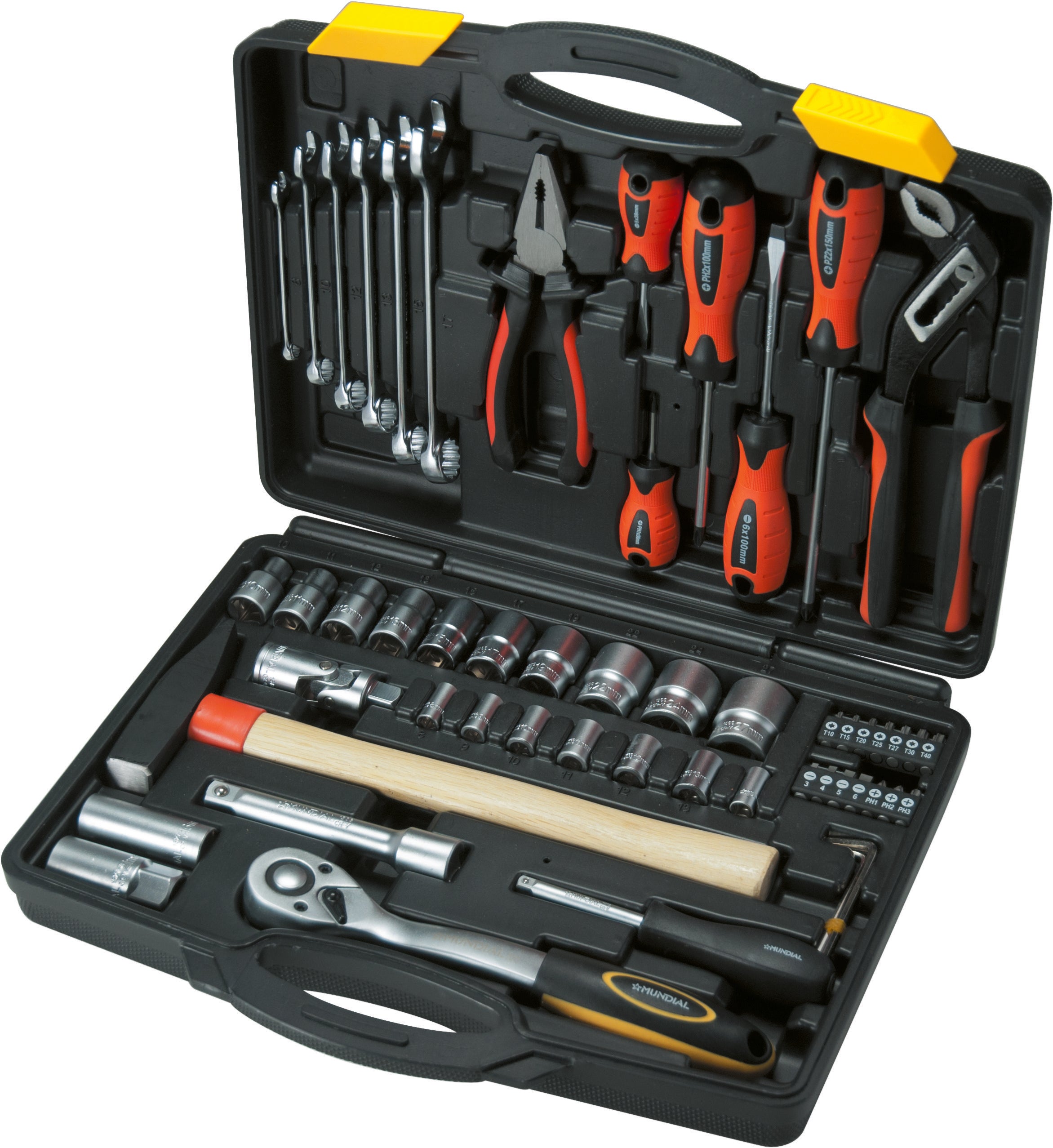 VALIGETTA 56 UTENSILI VARI MUNDIAL 1/4" - 1/2"