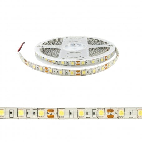 STRISCE LED '5050' 12V - IP20 - 2700k - Rotolo 5 metri