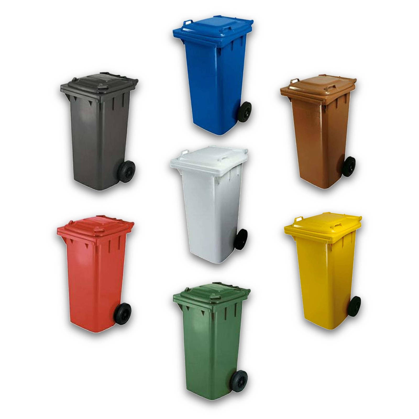 POUBELLE DE TRI SÉLECTIF 240 l - Couleur verte
