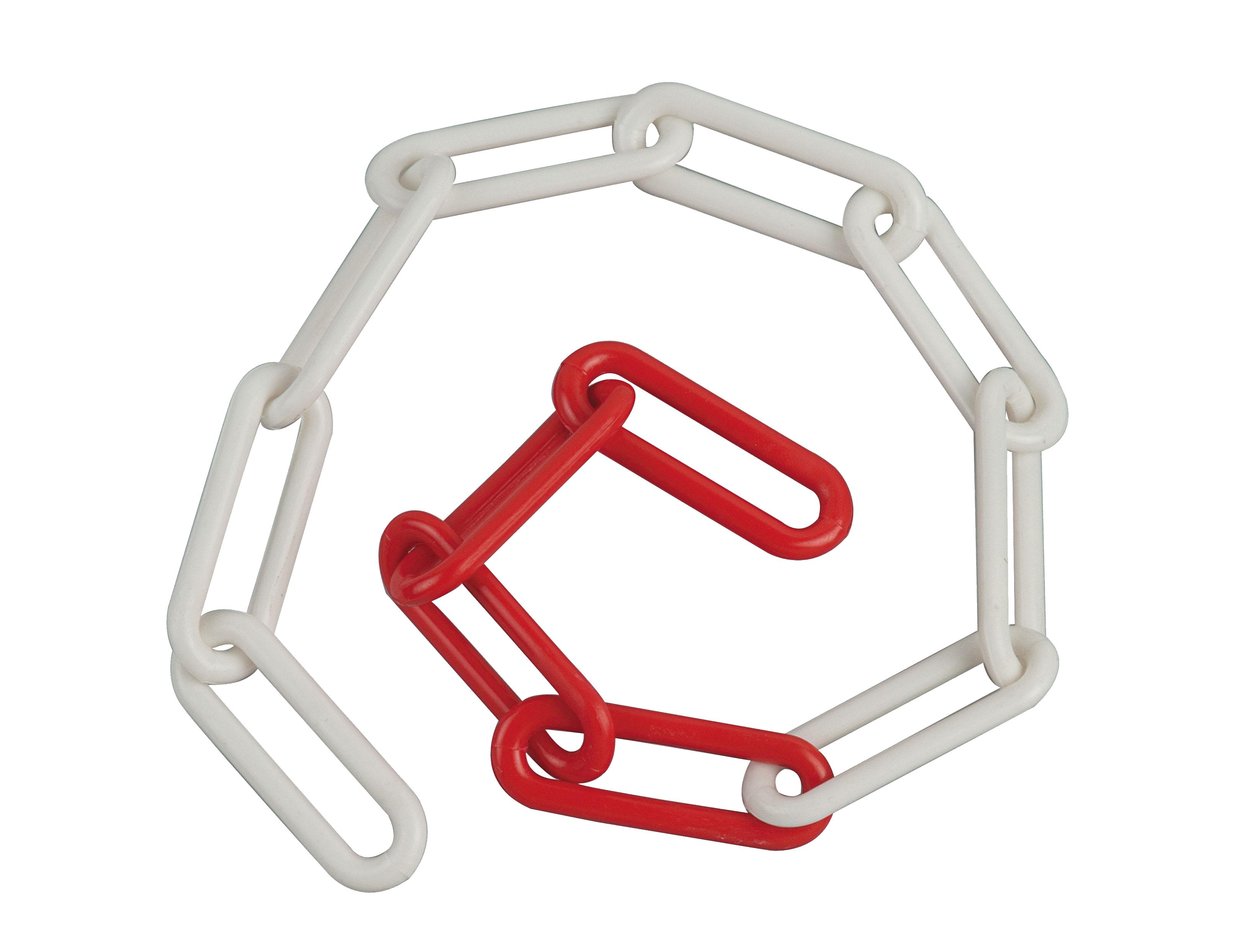 CHAÎNE BICOLORE EN PLASTIQUE Ø 8 mm x 25 m
