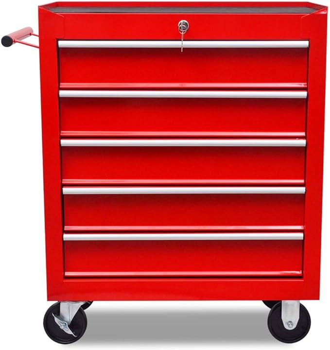 WERKZEUGWAGEN MIT 5 SCHUBLADEN 69x33x77,2h cm