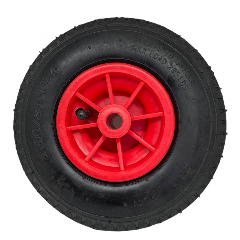 RUOTA PNEUMATICA PER CARRELLI CON DISCO IN PLASTICA CARDINALE 260x85 mm - portata 150 kg