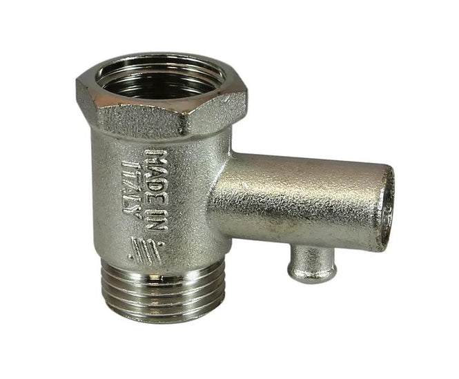 VALVOLA DI SICUREZZA PER SCALDACQUA 1/2" M.F.