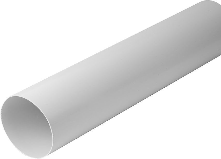 RUNDES LÜFTUNGSROHR Ø 100 mm – Stange 1 m