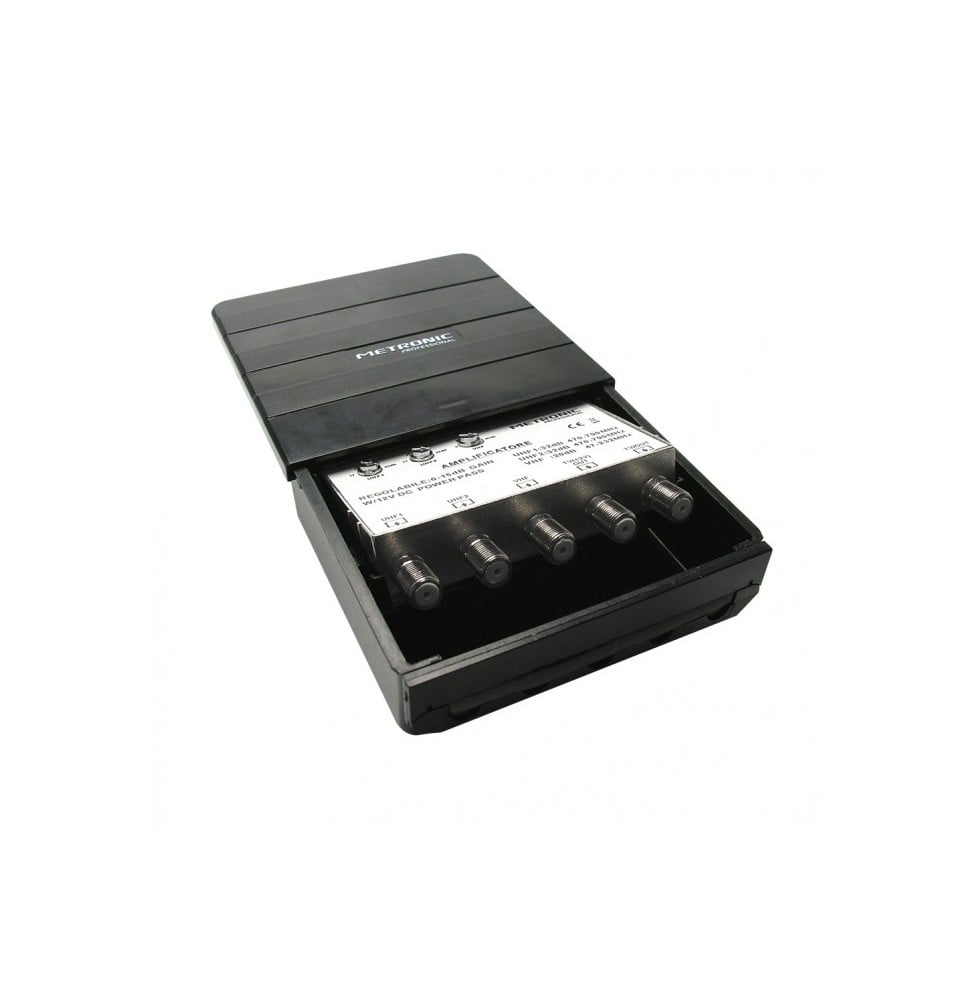 AMPLIFICATEUR LTE EXTÉRIEUR 3 ENTRÉES (UHF-UHF-VHF) - 2 SORTIES TV (1=12V)