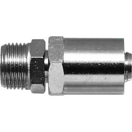 ATTACCO MASCHIO CON PORTAGOMMA Ø 6x14 mm - Fil. 1/4"