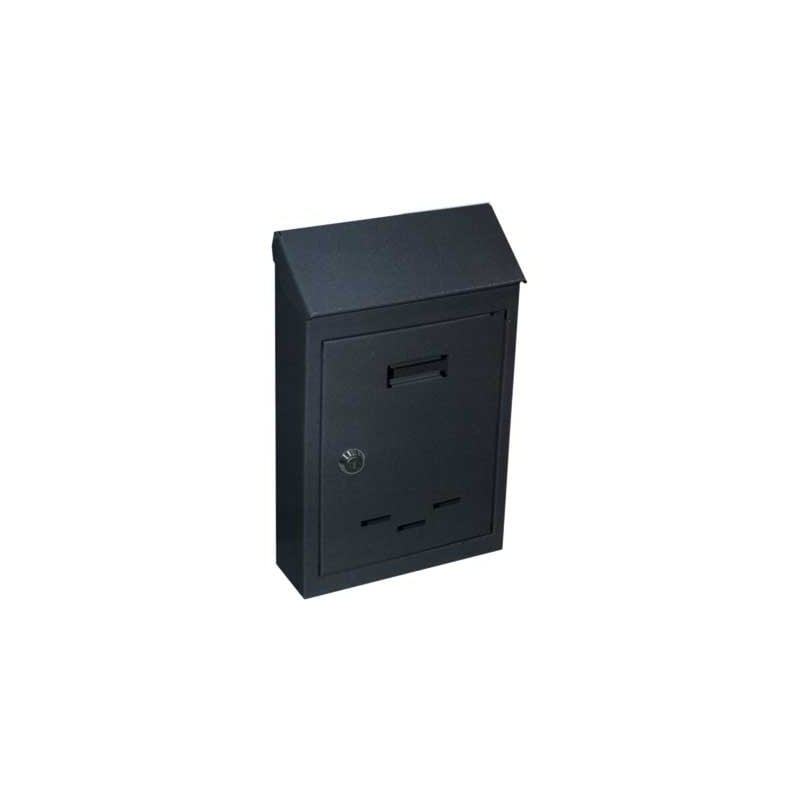 CASSETTA POSTALE 'SIMPLY' CARDINALE  mm 200x60x300h - Nera