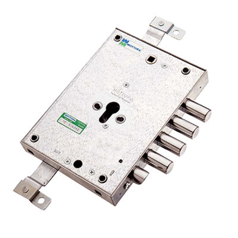 SERRATURA PORTE BLINDATE CILINDRO EUROPEO ART. 89.371 MOTTURA E73 Sx