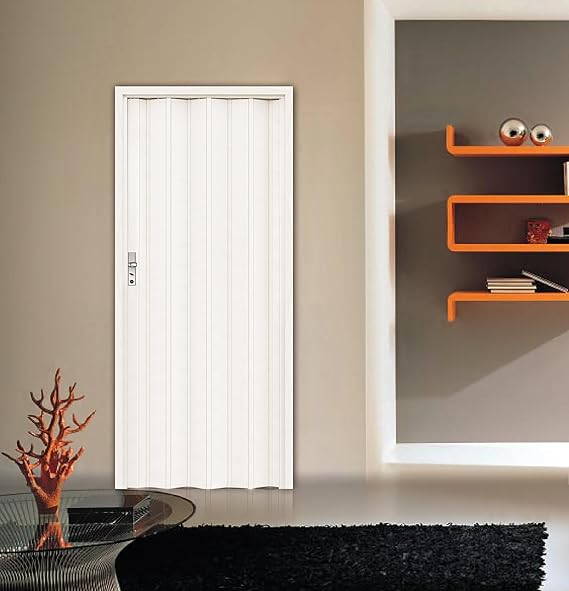 PORTA A SOFFIETTO  82x212 cm - Colore Bianca