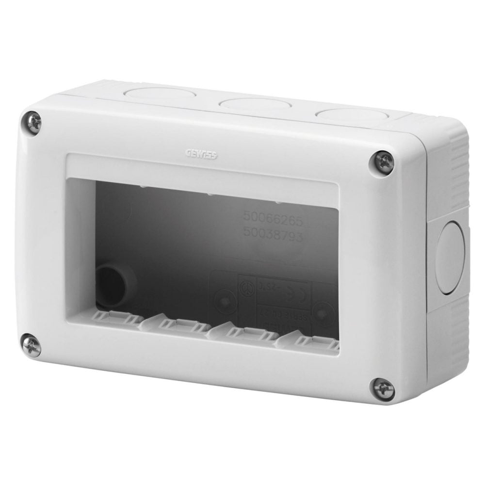 CONTENITORE DA PARETE PER APPARECCHI IP40 'SOLAR' 1 Posto