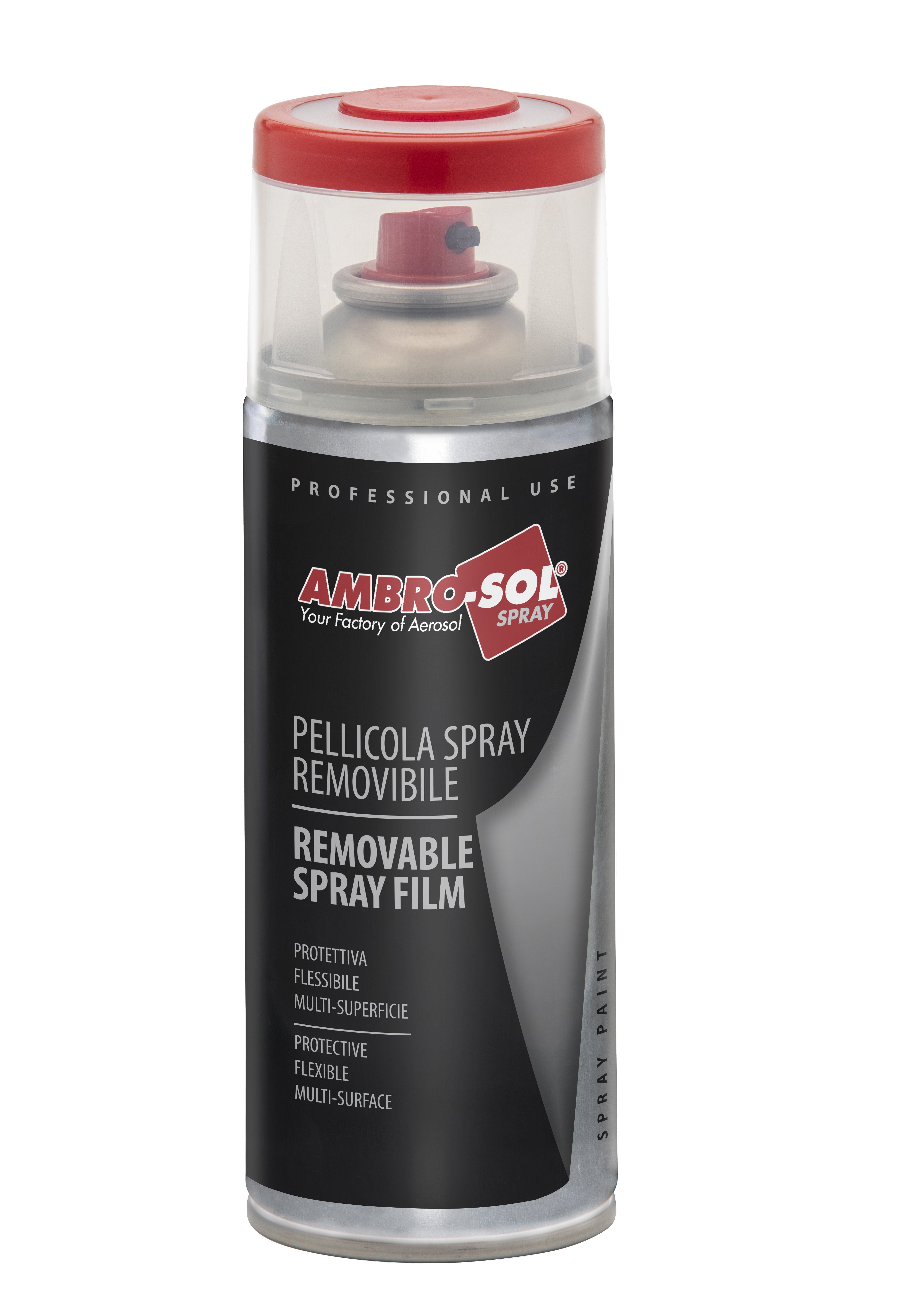 PELLICOLA SPRAY REMOVIBILE AMBROSOL 400 ml Trasparente opaco