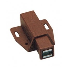 CRICCHETTO MAGNETICO QUADRO 40x40 mm - Marrone