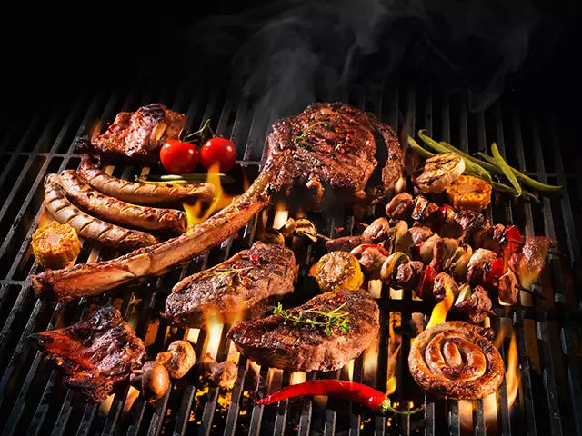 BARBECUE A CARBONELLA 'MIAMI' CARDINALE 43,7x44x71 h cm
