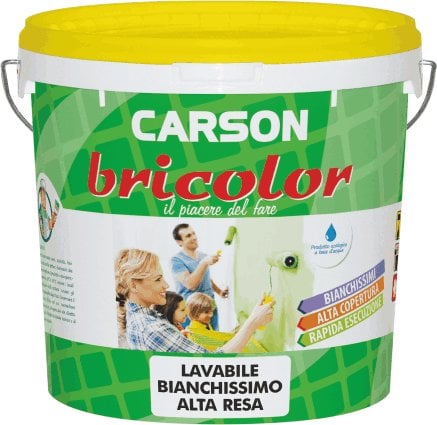 IDROPITTURA LAVABILE BIANCHISSIMO 'BRICOLOR' 14 lt