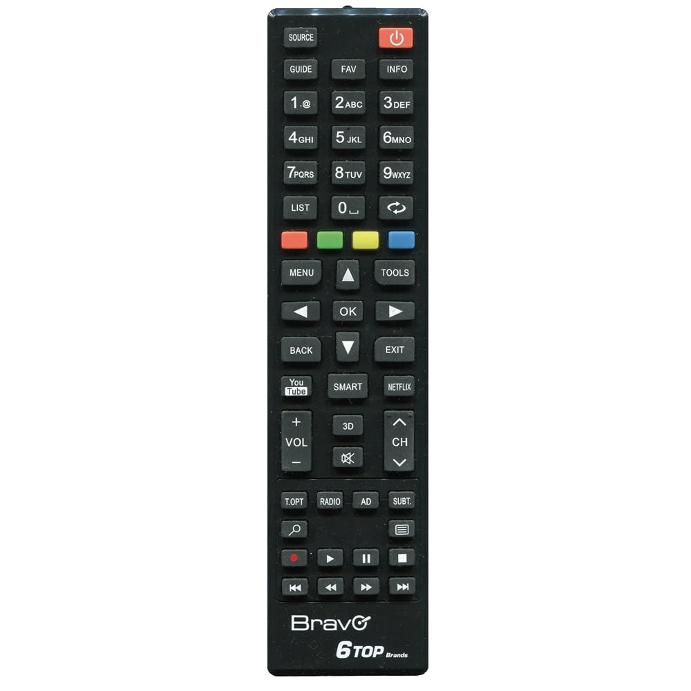 TV-FERNBEDIENUNG „6 TOP-MARKEN“