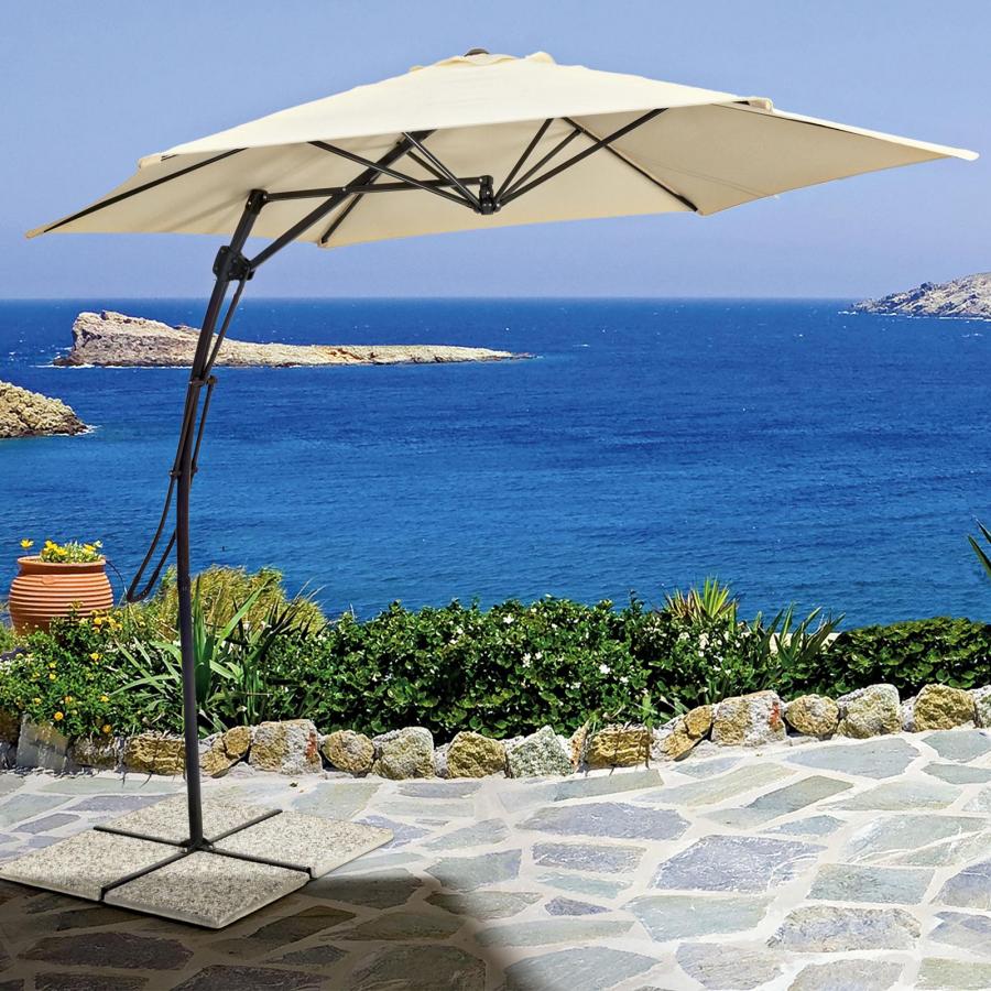 PIASTRA IN GRANIGLIA PER OMBRELLONE 40x40x3,5 cm