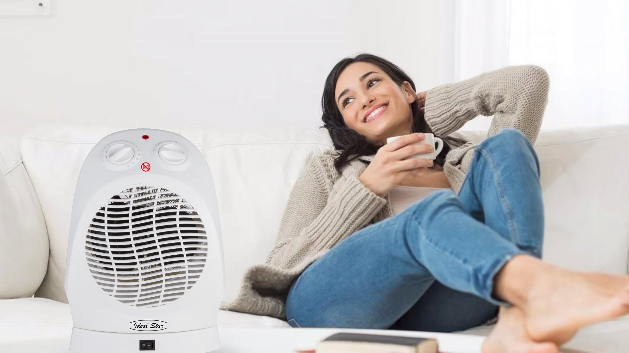 TERMOVENTILATORE ORIENTABILE 1000/2000 Watt