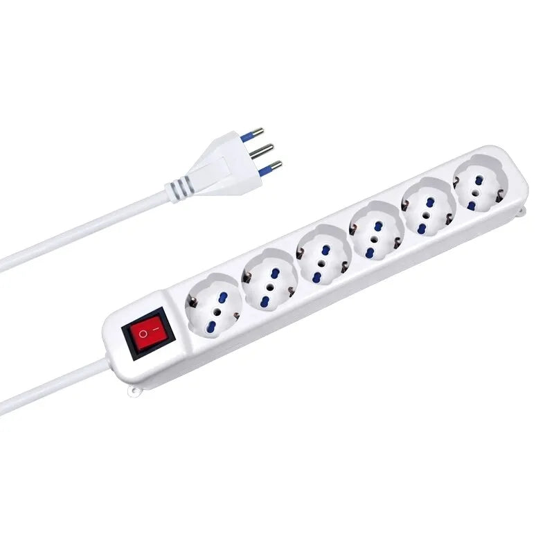 MULTIPRISE COMPACTE AVEC INTERRUPTEUR CARDINAL 9 prises (3+6)