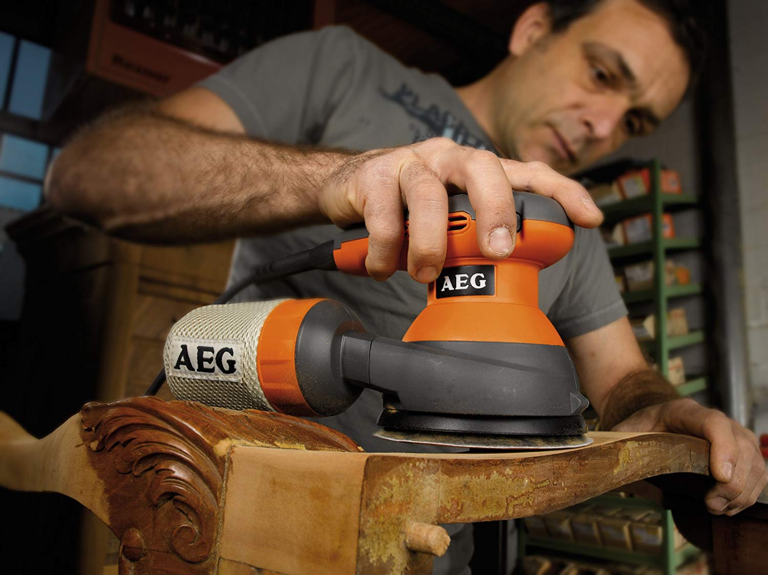 PONCEUSE ROTO-ORBITALE 'EX 125 ES' AEG 300 W