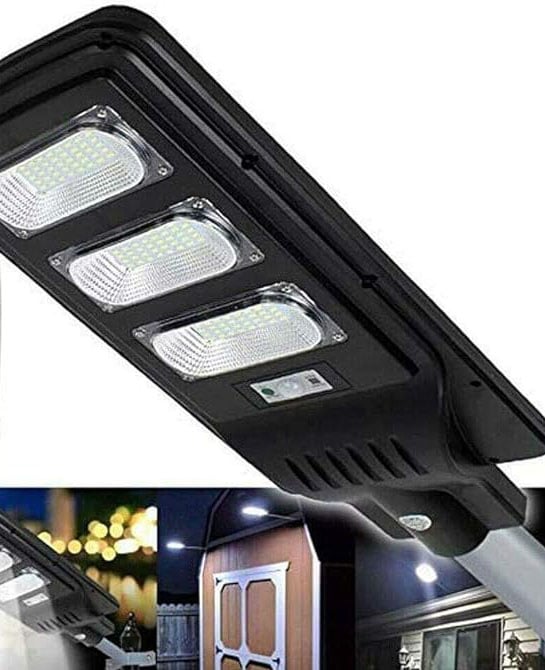 STRASSENBELEUCHTUNG MIT SOLARPANEL 12 Watt - 1200Lm - 6000K
