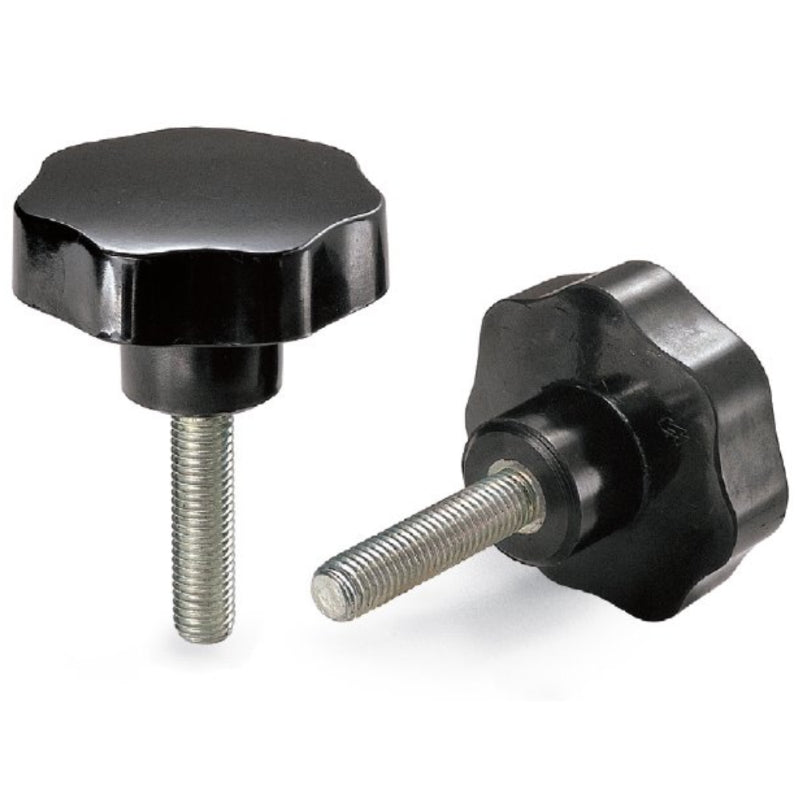 VOLANTINO CON PERNO FILETTATO Ø 30 mm - perno M. 6