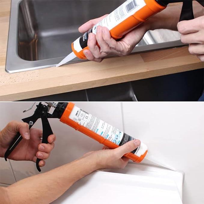 PISTOLA PER CARTUCCE SILICONE 'PROFESSIONALE' CARDINALE 240 mm