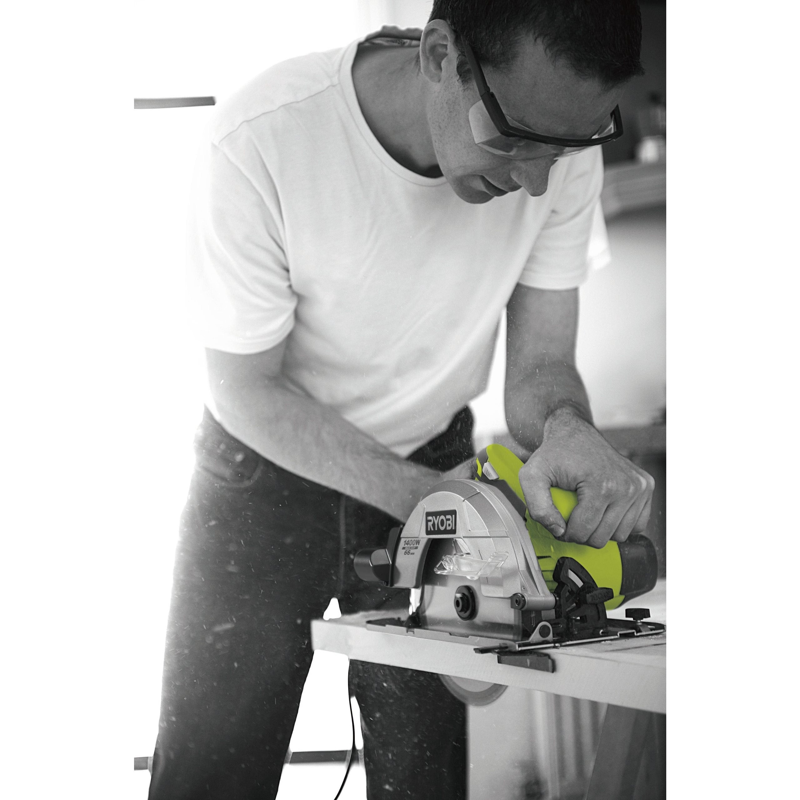 SCIE CIRCULAIRE « RCS1400-G » RYOBI 1400 W – Disque 190 mm