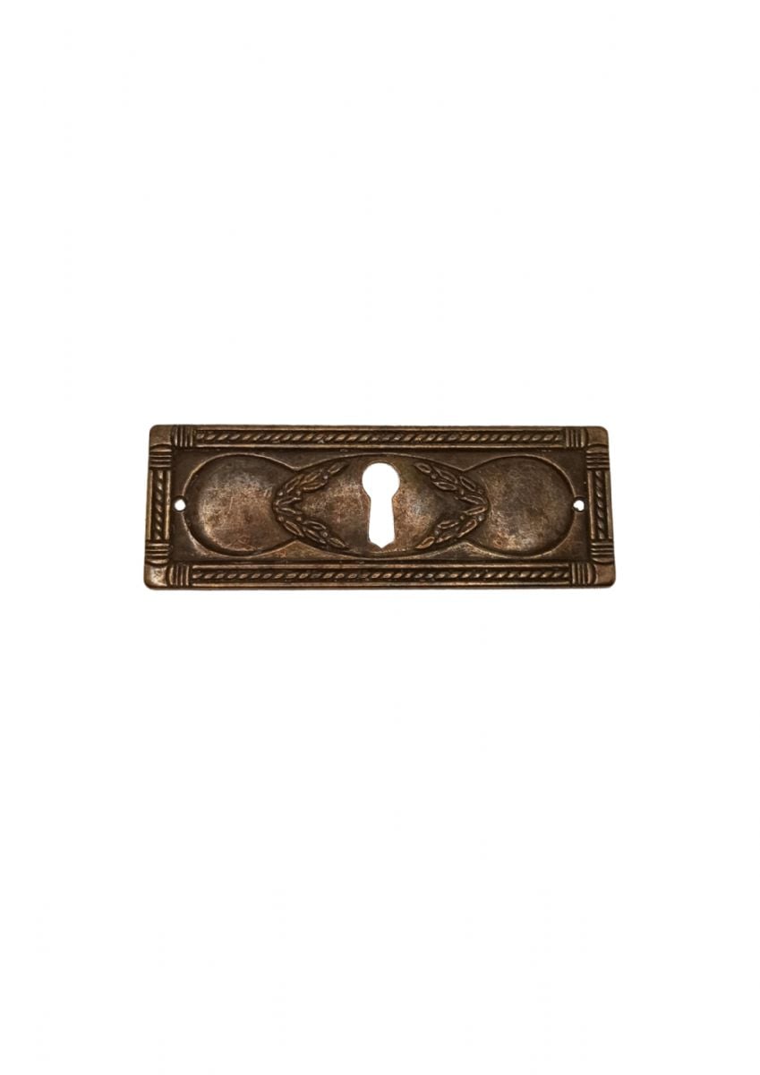 BOUCHETTE MEUBLE '5038/A3' HORIZONTAL 96x34 mm - Patiné ancien