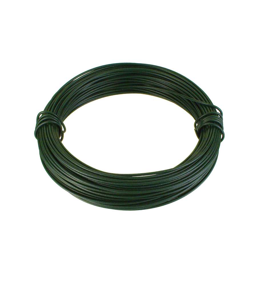 FILO MULTIUSO PLASTIFICATO IN FERRO ZINCATO VERDE 0,9 mm x 33 mt