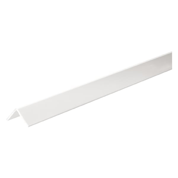 CORNIÈRE LISSE BLANCHE 22x22 mm - barre 2,60 m